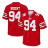 San Francisco 49ers Romello Height Red Jersey – front back view