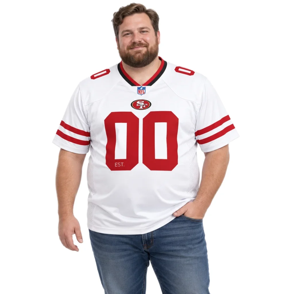 San Francisco 49ers White Custom Jersey – Personalized Fan Edition