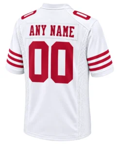 San Francisco 49ers White Jersey – back view