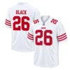 San Francisco 49ers White Jersey – front back view