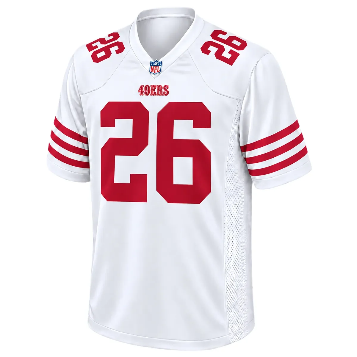 San Francisco 49ers White Jersey – front view