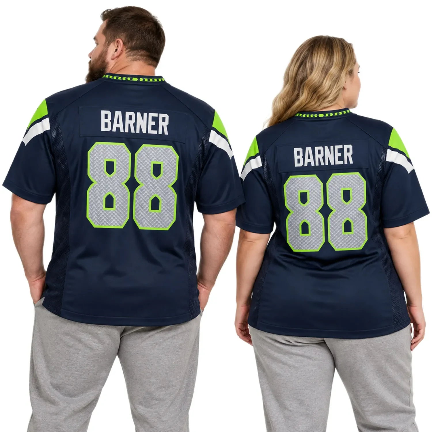 Seattle Seahawks AJ Barner Jersey – alternate view 5