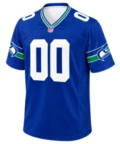 Seattle Seahawks Throwback Custom Jersey – front view