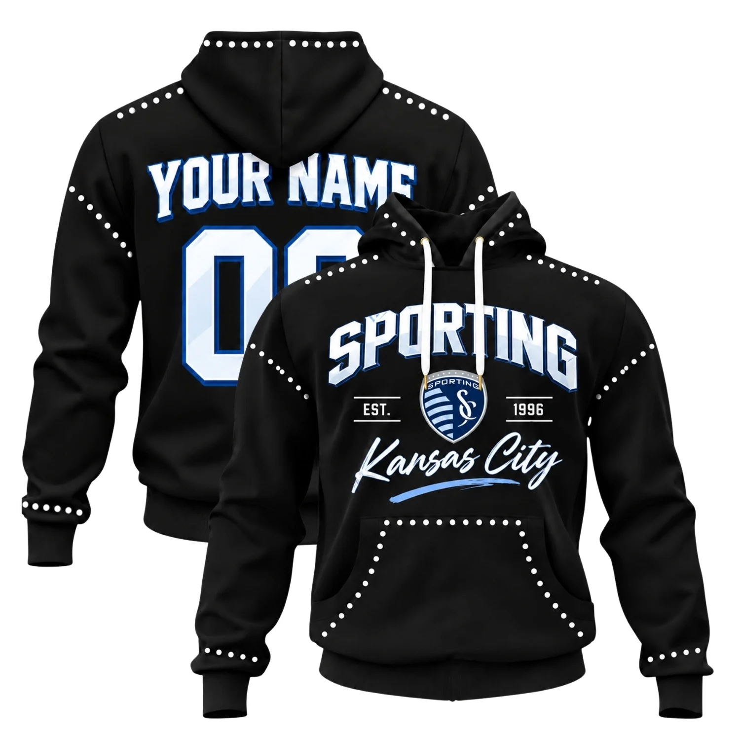 Sporting Kansas City Black Hoodie