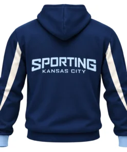Sporting Kansas City Navy Hoodie – back view