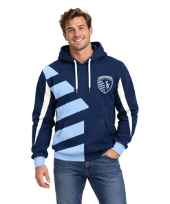Sporting Kansas City Navy Hoodie – model view