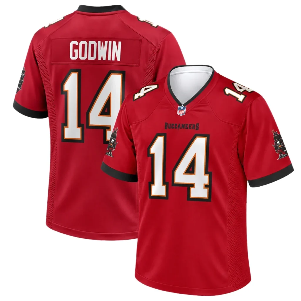 Tampa Bay Buccaneers Chris Godwin Red Home Jersey – Stadium Ready Fan Style