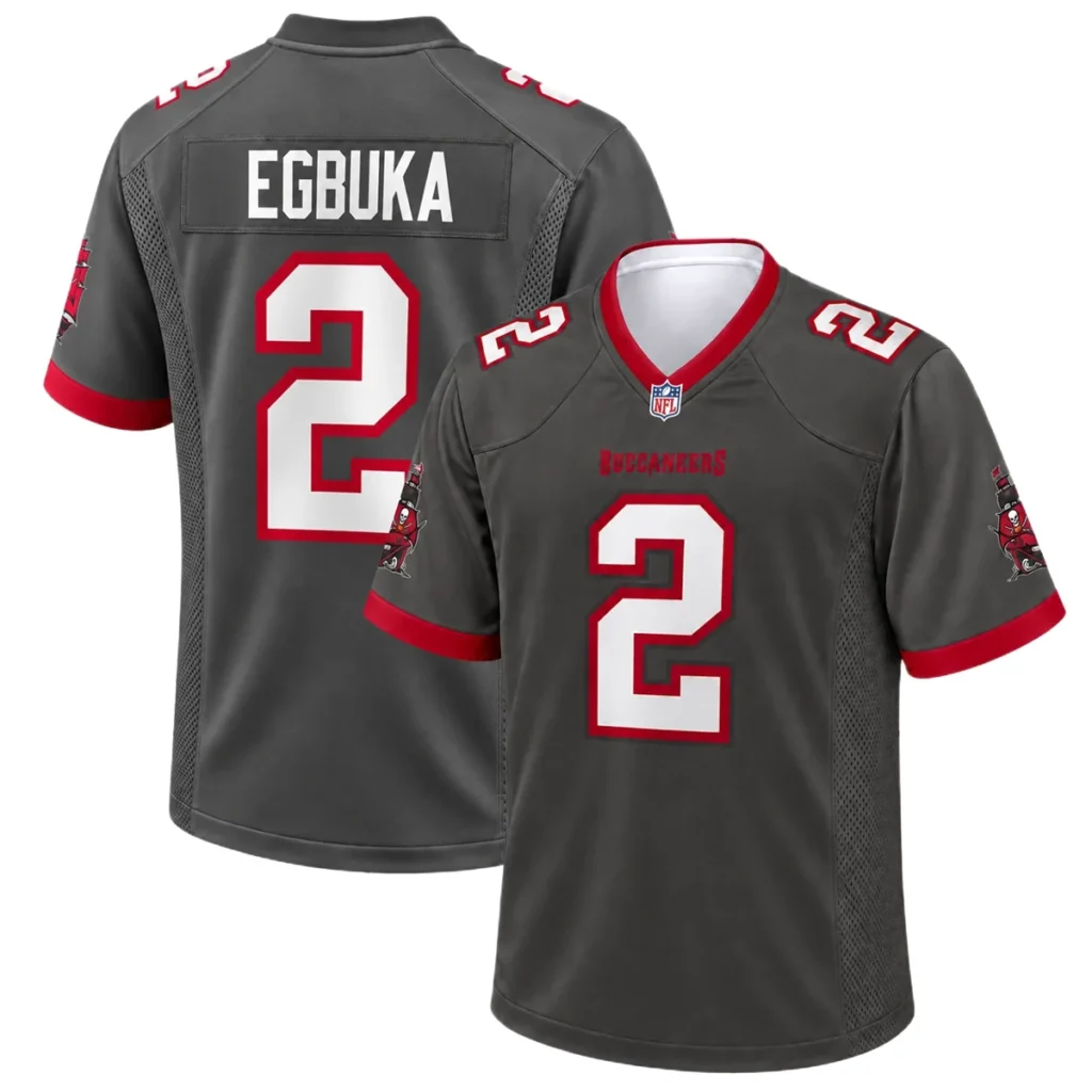 Tampa Bay Buccaneers Emeka Egbuka Alternate Jersey – Matchday Fan Edition