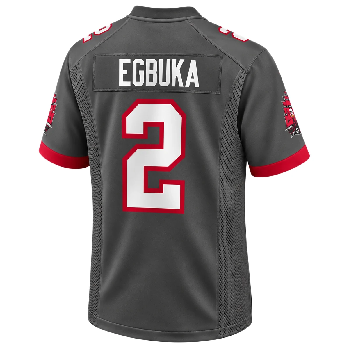 Tampa Bay Buccaneers Emeka Egbuka Alternate Jersey – back view