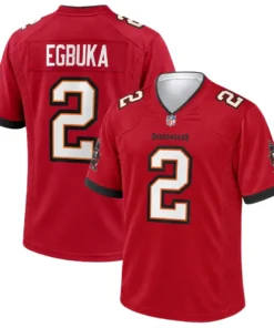 Tampa Bay Buccaneers Emeka Egbuka Red Jersey