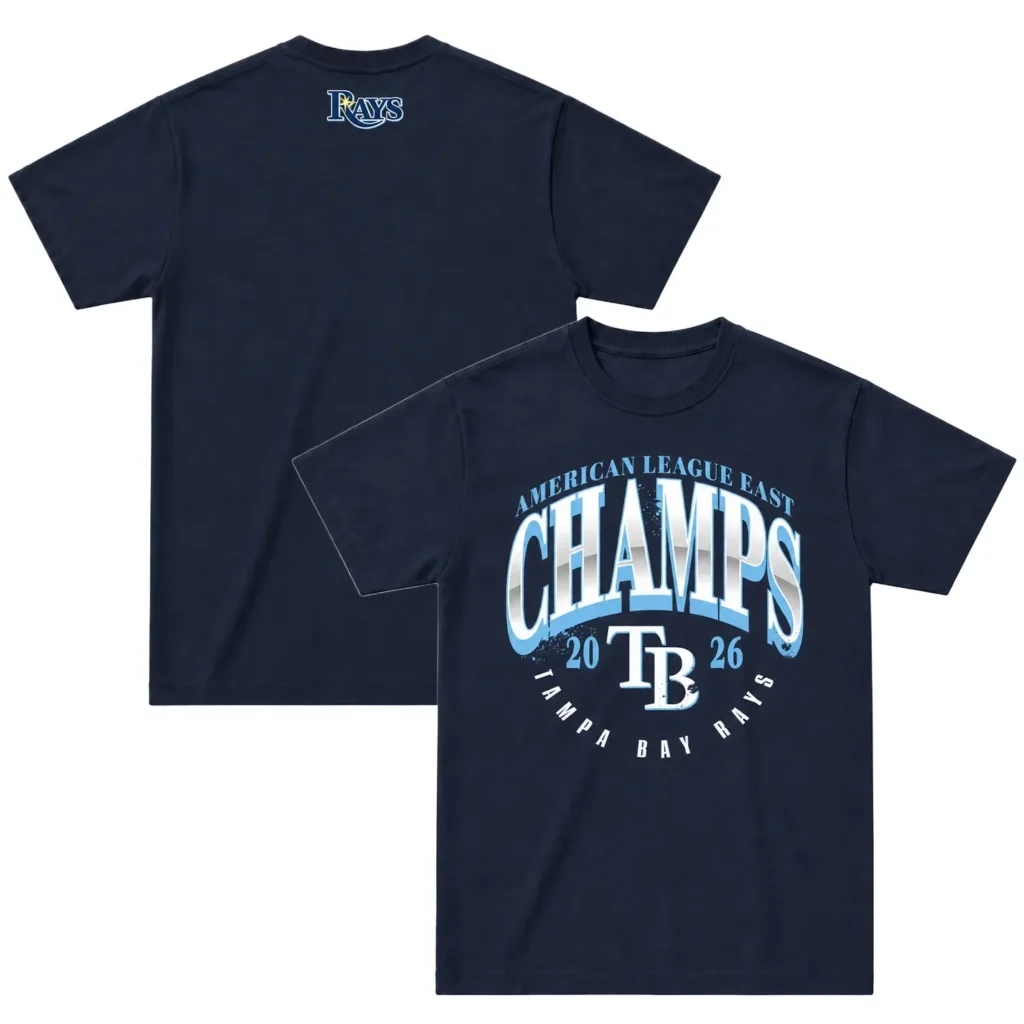 Tampa Bay Rays AL East Champions T-Shirt – Game Day Graphic Tee