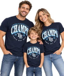 Tampa Bay Rays AL East Champions T-Shirt – family view