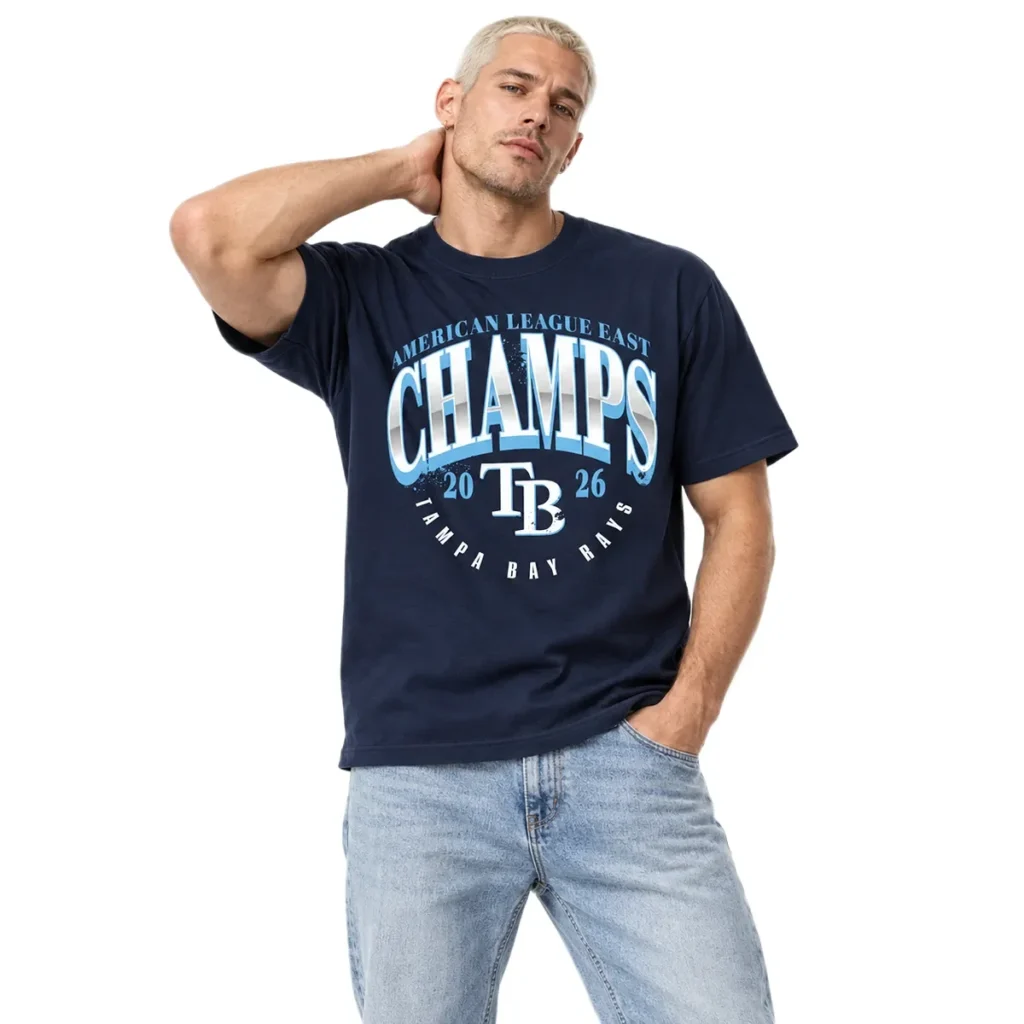 Tampa Bay Rays AL East Champions T-Shirt – Game Day Graphic Tee