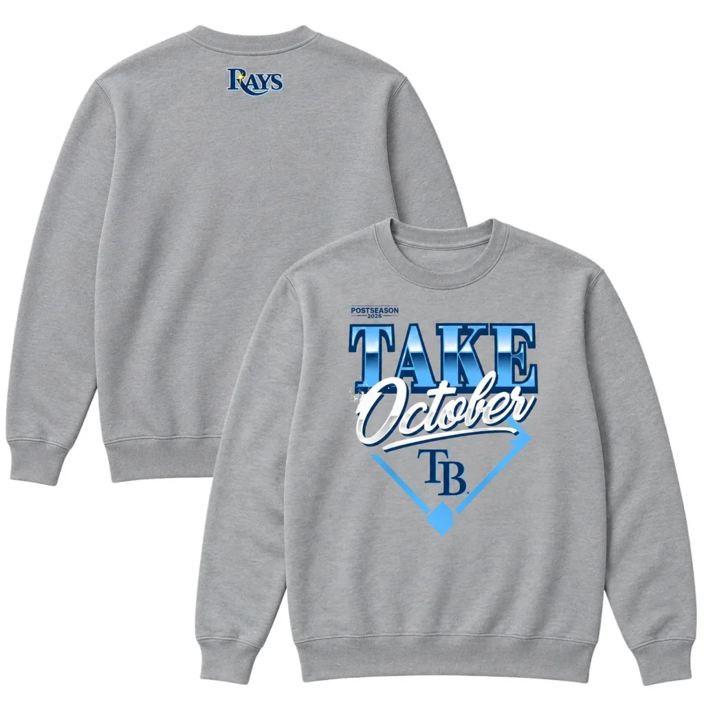 Tampa Bay Rays Gray Locker Room Champions Sweatshirt – Game Day Crewneck