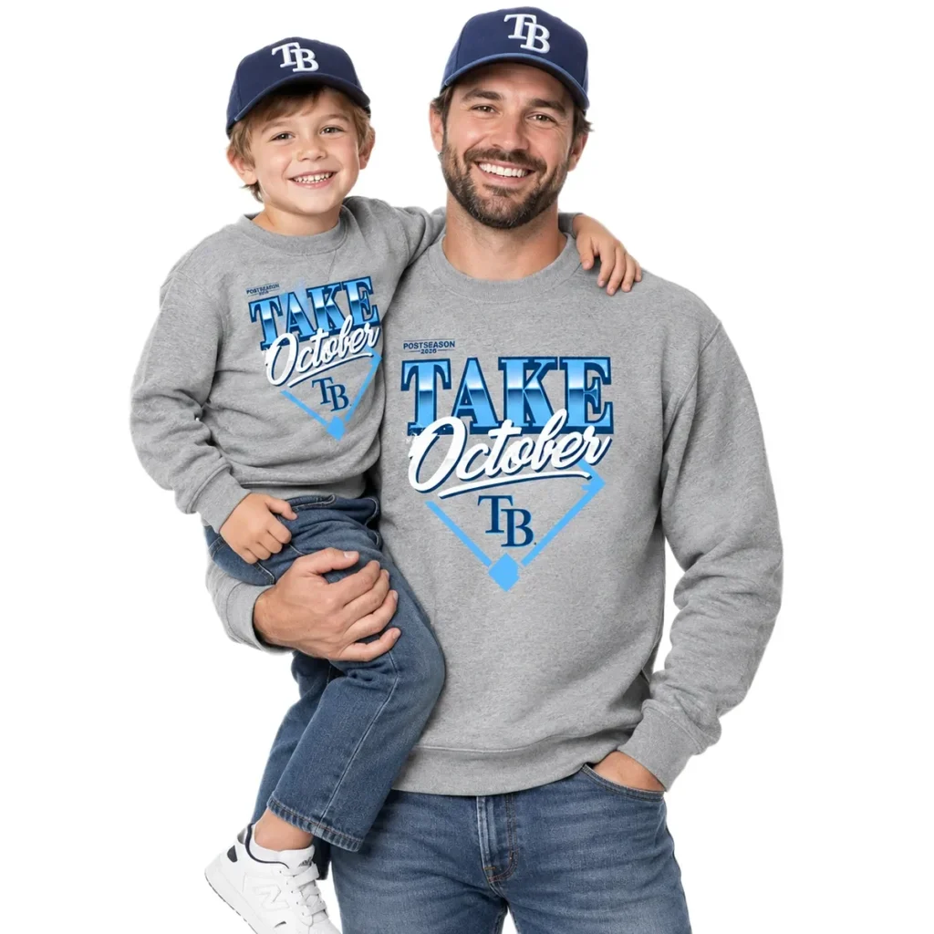 Tampa Bay Rays Gray Locker Room Champions Sweatshirt – Game Day Crewneck