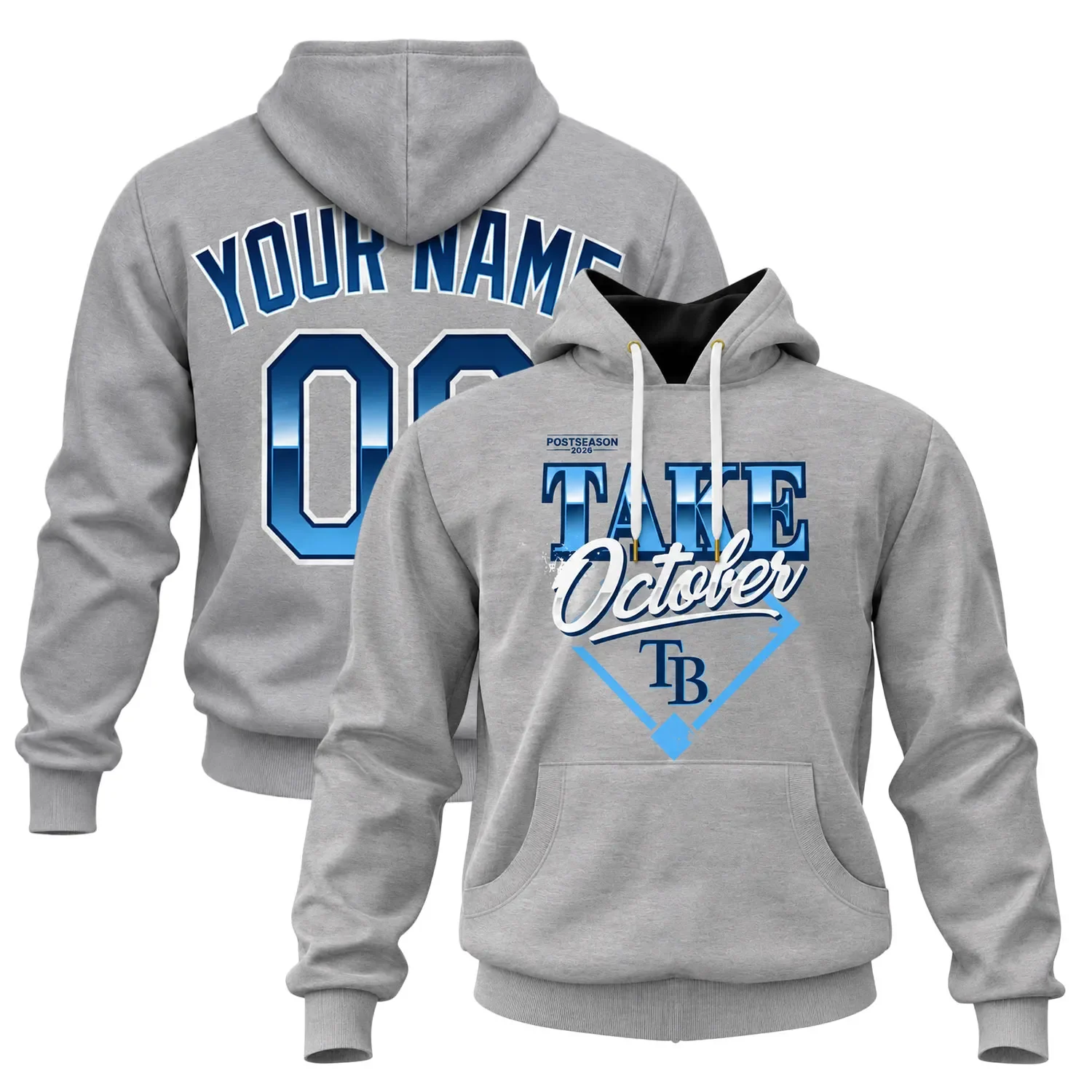Tampa Bay Rays Locker Room Custom Champions Hoodie