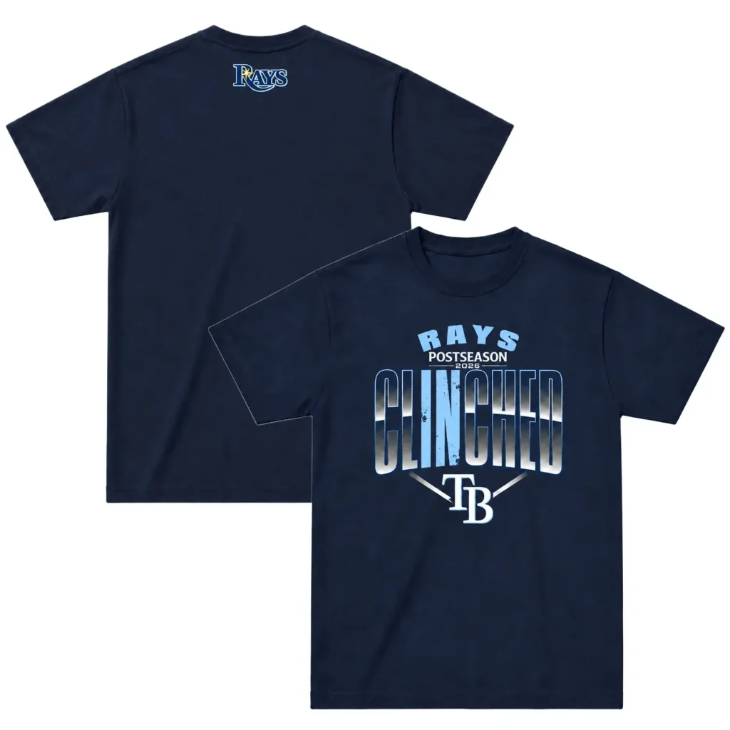 Tampa Bay Rays Locker Room World Series T-Shirt – Fan Celebration Tee