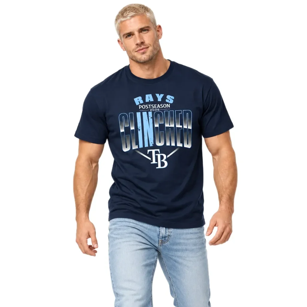 Tampa Bay Rays Locker Room World Series T-Shirt – Fan Celebration Tee