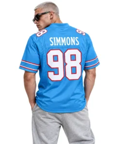 Tennessee Titans Jeffery Simmons Home Jersey – back view