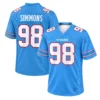 Tennessee Titans Jeffery Simmons Home Jersey – front back view