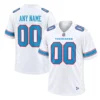 Tennessee Titans White Custom Jersey – front back view