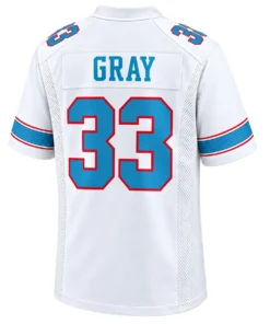 Tennessee Titans White Jersey – back view