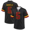 Washington Commanders Jayden Daniels Black Jersey