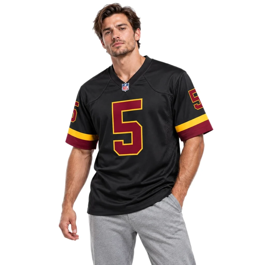 Washington Commanders Jayden Daniels Black Jersey – Season Pride Edition