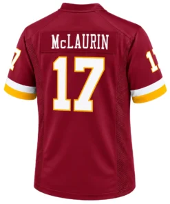 Washington Commanders Terry McLaurin Burgundy Jersey – back view