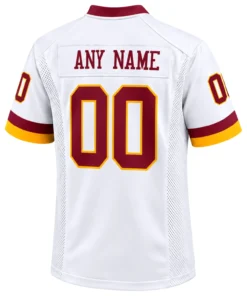Washington Commanders White Custom Jersey – alternate view 5