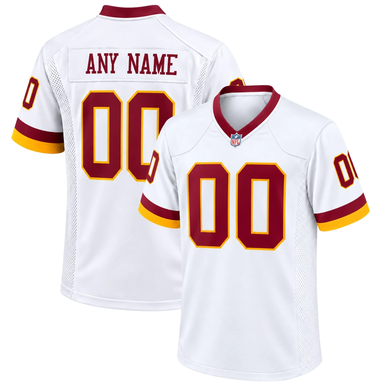 Washington Commanders White Custom Jersey