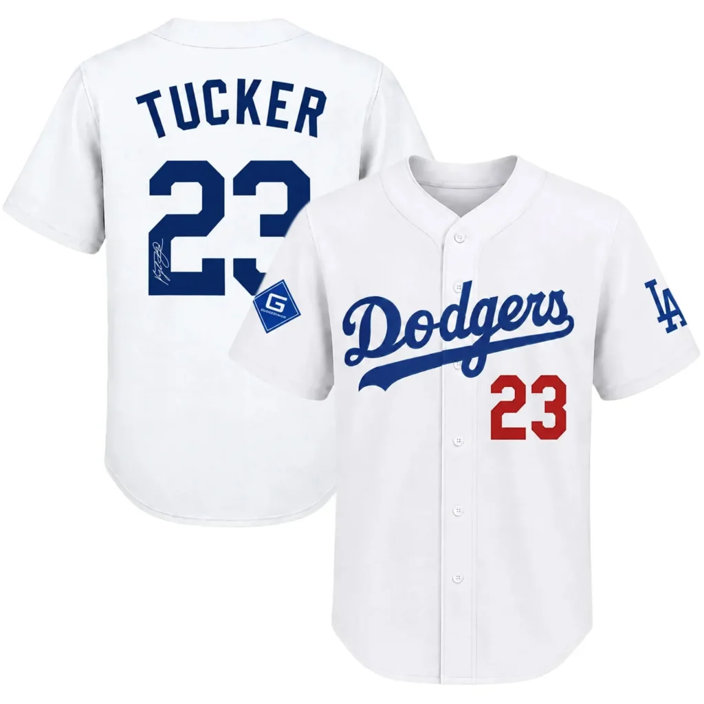 Women's Los Angeles Dodgers Kyle Tucker Home Jersey – Name & Number Fan Jersey