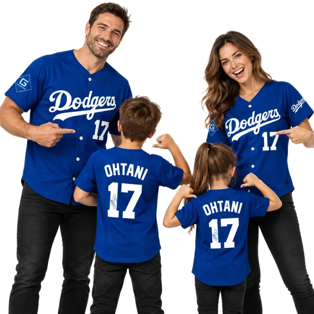 Women's Los Angeles Dodgers Shohei Ohtani Blue Jersey – Custom Name & Number Edition