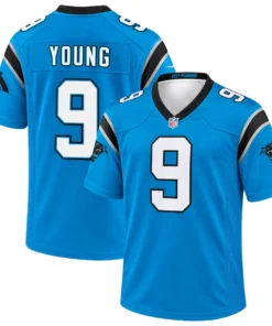 Youth Carolina Panthers Bryce Young Blue Jersey