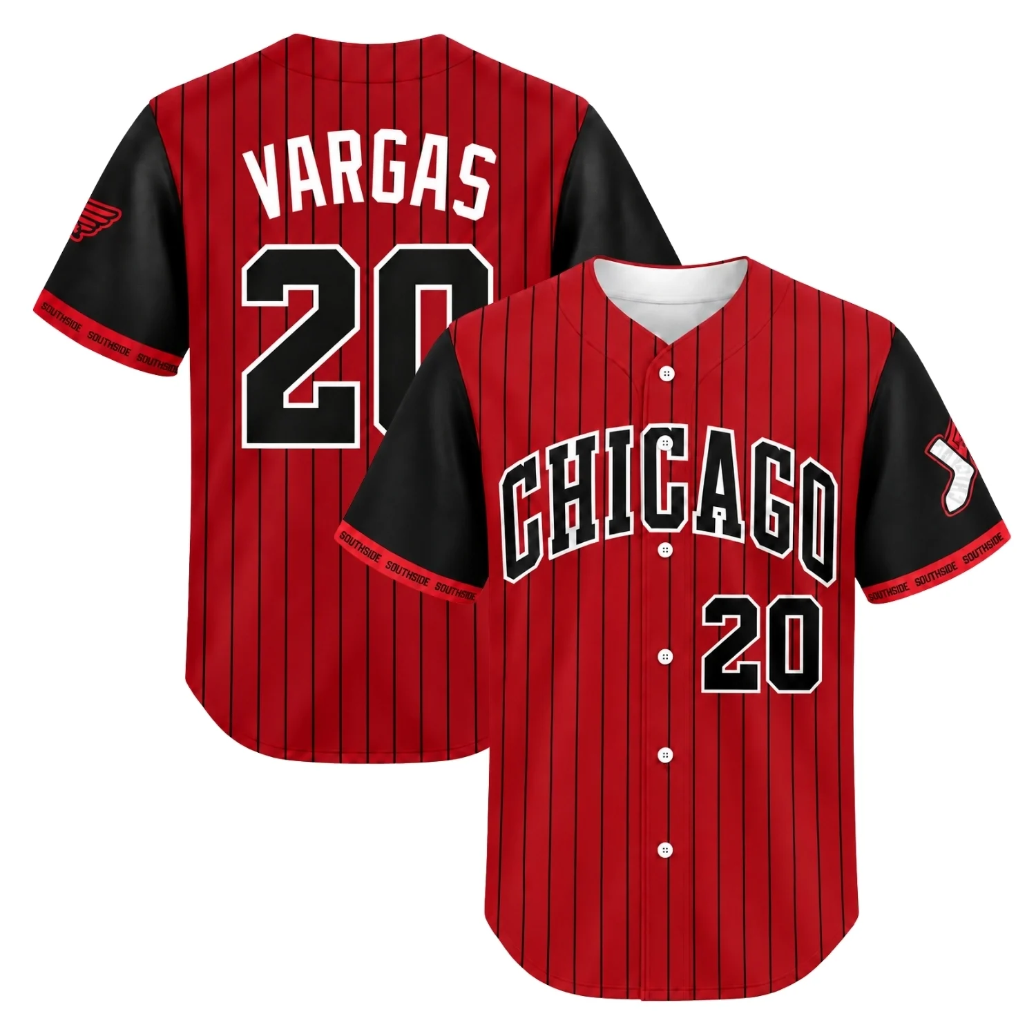 Youth Chicago White Sox Miguel Vargas Red City Connect Jersey