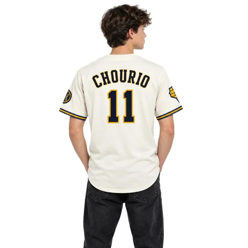 Youth Milwaukee Brewers Jackson Chourio Jersey – Name & Number Fan Jersey