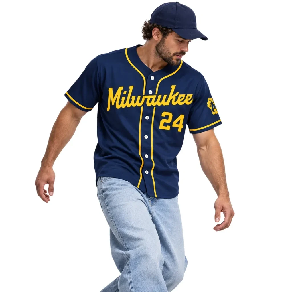 Youth Milwaukee Brewers William Contreras Champions Jersey – Matchday Fan Edition